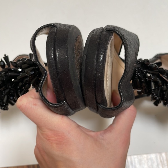 Alex Marie black beaded cut out heels size 6.5 - Picture 10 of 10